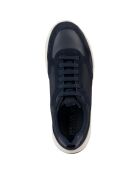 Navyblaue Hoverstream Sneakers aus Veloursleder