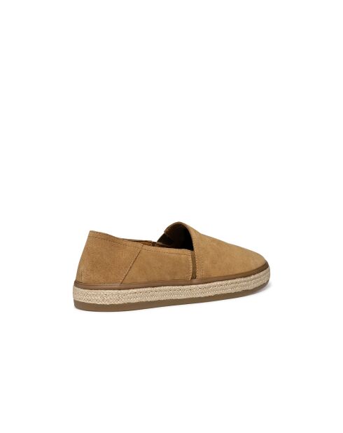 Sneakers en cuir suédé Pantelleria ambres