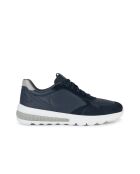 Marineblauwe Spherica Active leren sneakers