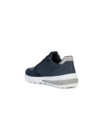 Marineblauwe Spherica Active leren sneakers
