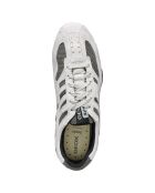 Snake Original suède leren sneakers gebroken wit/donkergrijs