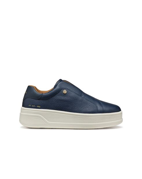 Spherica Ecub-2 marineblauwe leren sneakers