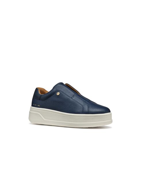 Spherica Ecub-2 marineblauwe leren sneakers