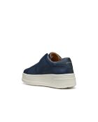 Spherica Ecub-2 marineblauwe leren sneakers