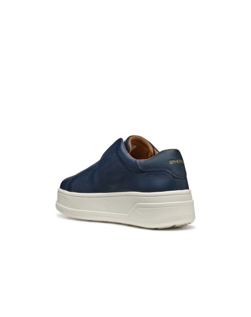 Spherica Ecub-2 marineblauwe leren sneakers