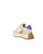 Sneakers Amabel Veloursleder in cremefarben/orange