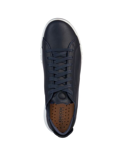 Aerantis Ledersneaker in Marineblau/Schwarz