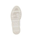 Meleda lichtgrijze leren sneakers