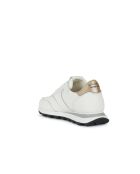 Spherica V-series wit/lichtgouden leren sneakers