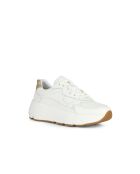 Sneakers en cuir Diamanta blanc / or clair