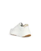 Sneakers en cuir Diamanta blanc / or clair