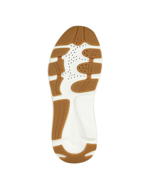 Sneakers en cuir Diamanta blanc / or clair