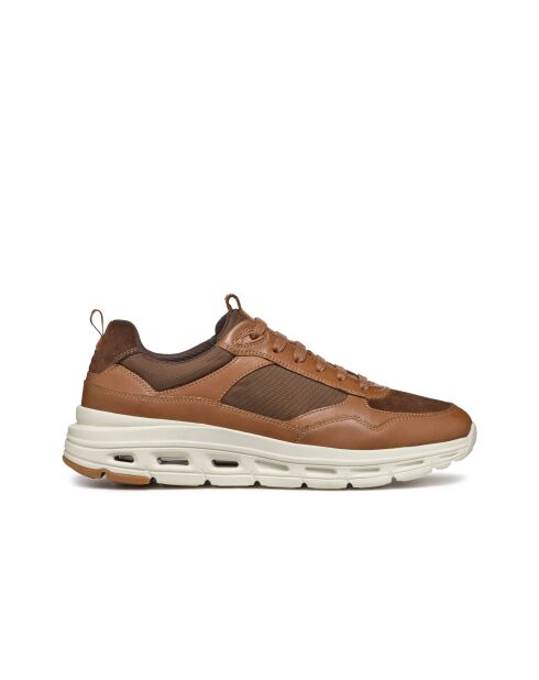 Sneakers Hoverstream in pelle cognac