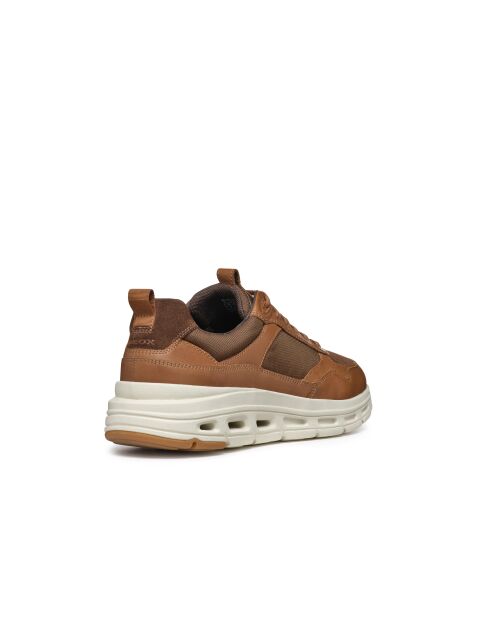 Sneakers Hoverstream in pelle cognac