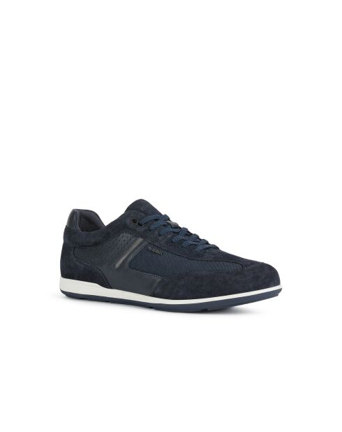 Marineblauwe Ionio suède sneakers