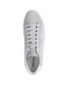 Pieve lichtgrijze/gebroken witte sneakers