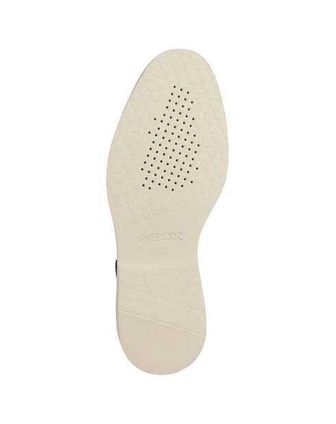 Derbies en cuir suédé Gubbio bleu marine