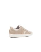 Meleda lichttaupe leren sneakers