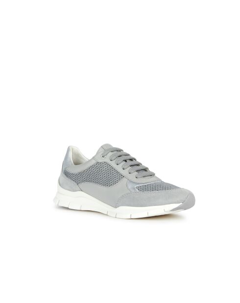 Sneakers Sukie in pelle grigio chiaro