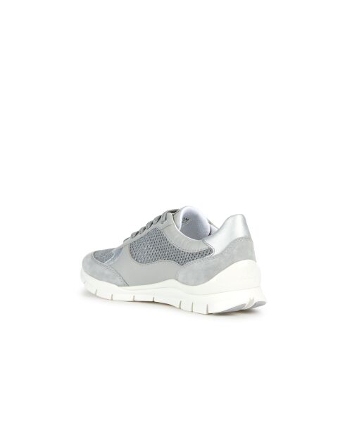 Sneakers Sukie in pelle grigio chiaro