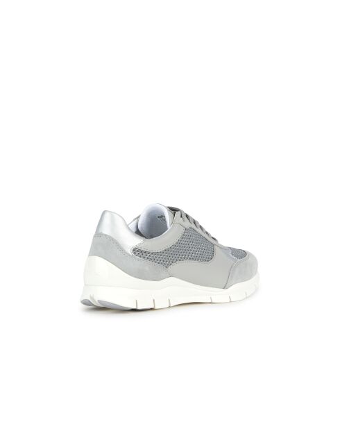 Sneakers Sukie in pelle grigio chiaro