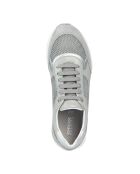 Sneakers Sukie in pelle grigio chiaro