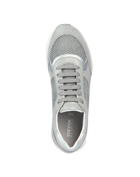 Sneakers Sukie in pelle grigio chiaro