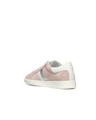 Meleda sneakers van suèdeleer, lichtroze/optisch wit