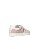 Meleda sneakers van suèdeleer, lichtroze/optisch wit