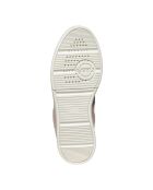 Meleda sneakers van suèdeleer, lichtroze/optisch wit