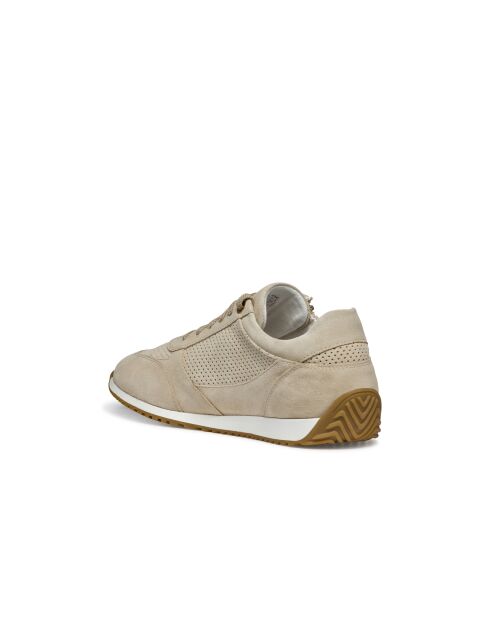 Calithe sneakers van lichttaupe suède