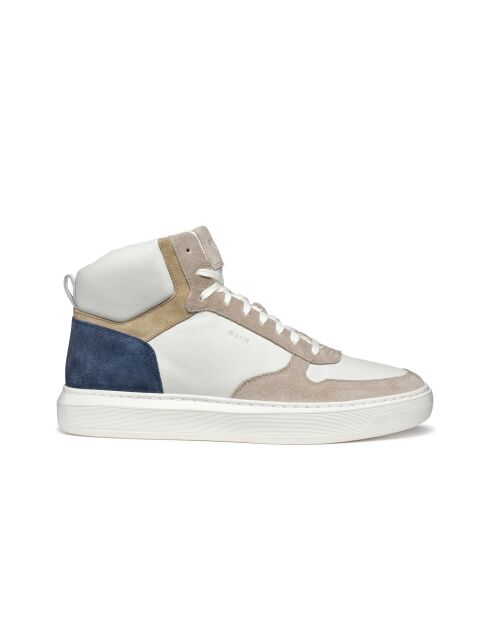 Sneakers en cuir suédé Deiven blancs / blancs cassé