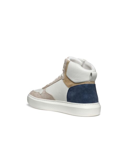 Sneakers en cuir suédé Deiven blancs / blancs cassé