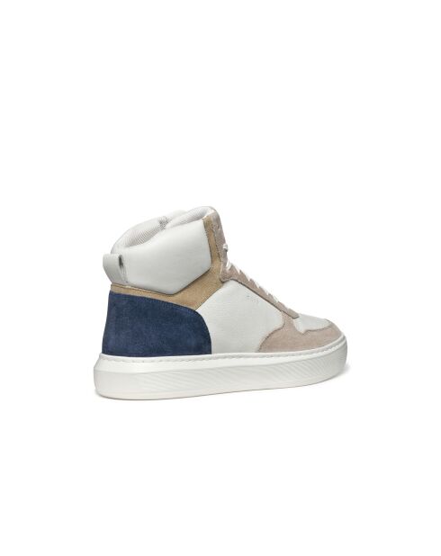Sneakers en cuir suédé Deiven blancs / blancs cassé