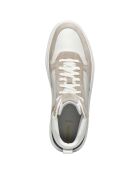 Sneakers en cuir suédé Deiven blancs / blancs cassé