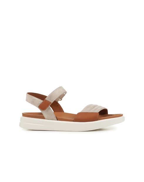 Xan2S sandalen in beige/camel