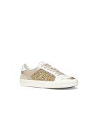 Wit/gouden Emmeleny leren sneakers