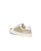 Wit/gouden Emmeleny leren sneakers