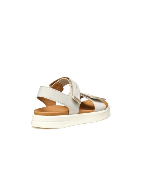 Xan2S lichte sandalen van zandleer