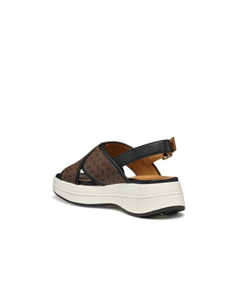 Spherica Ecub-3 S dunkelbraun/schwarze Sandalen