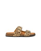 Nieuwe Brionia B lichttaupe leren sandalen