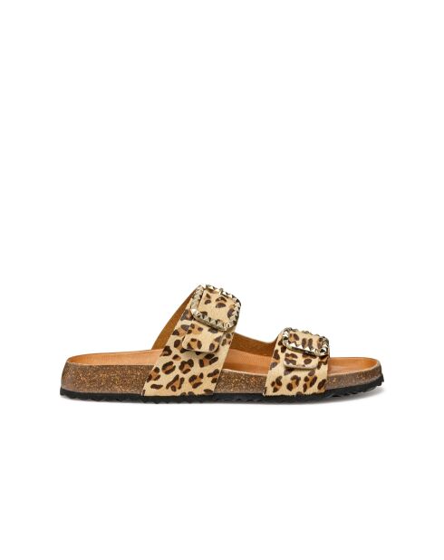 Nieuwe Brionia B lichttaupe leren sandalen