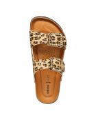 Nieuwe Brionia B lichttaupe leren sandalen