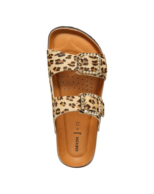 Nieuwe Brionia B lichttaupe leren sandalen