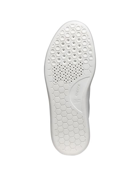 Cremefarbene Sneakers Deiven aus Veloursleder