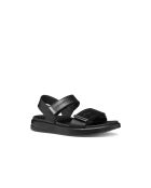 Xan2S Sandalen aus schwarz/metallischem Leder