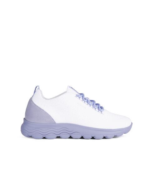 Cremefarbene/hellviolette Spherica Sneakers