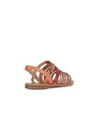 Sandali Sozy S in pelle corallo/rosa antico