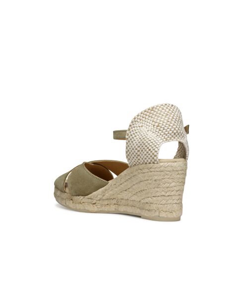 Sandales en cuir suédé Gelsa Low musc