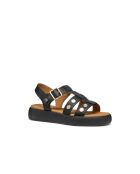 Camalei zwarte sandalen